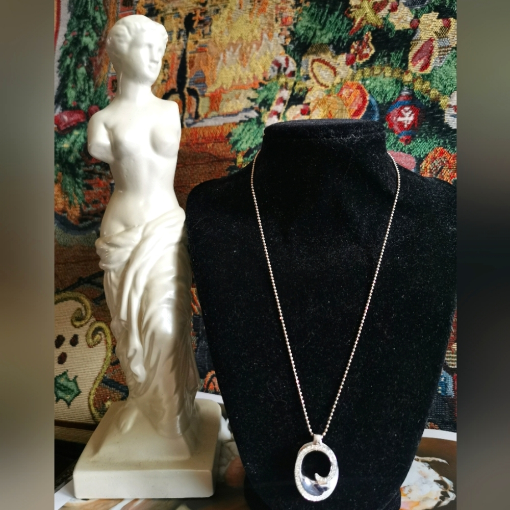 SOLD!!!!925 Italy necklace with pendant